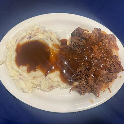 Roberta's Roast Beef Open Faced Sandwich